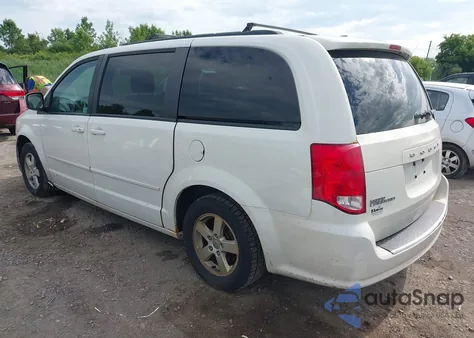 2012 Dodge Grand Caravan Sxt из США, поврежденный, VIN 2C4RDGCG7CR131918